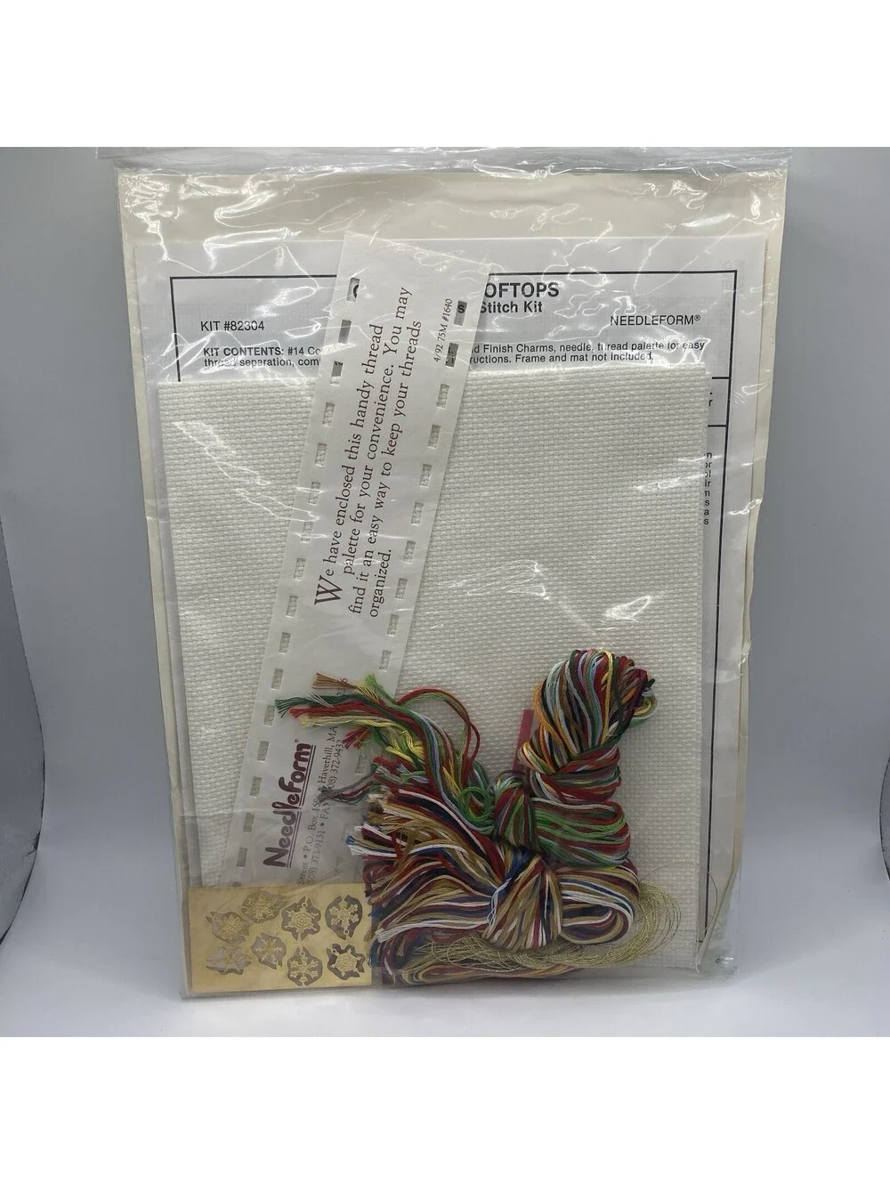 Needle Form Counted Cross Stitch Kit/ Charmable Christmas Collection #8234